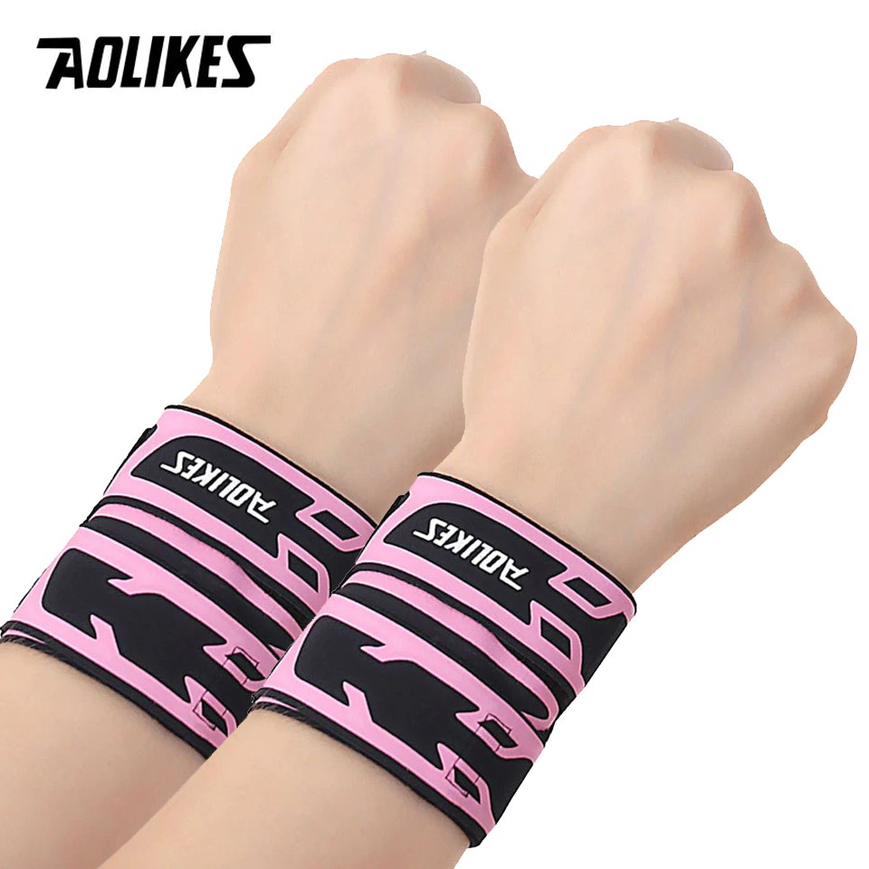 Bộ 2 băng quấn cổ tay AOLIKES A-7930 bảo vệ hỗ trợ khớp cổ tay Sport wrist protector