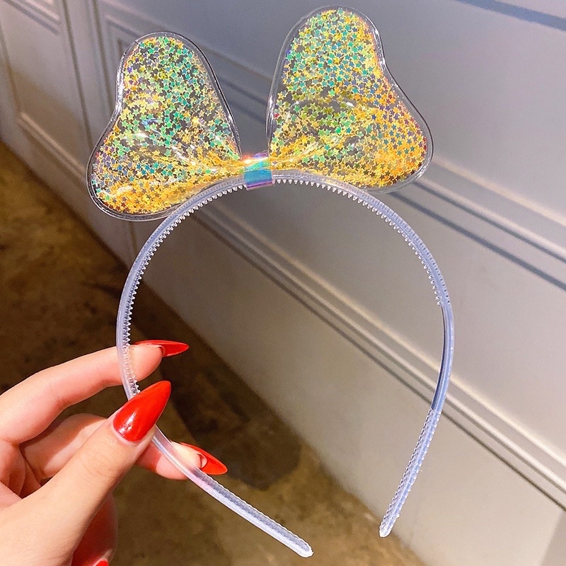 Cài tóc, bờm tóc hình vương miện, hình nơ dễ thương cho bé