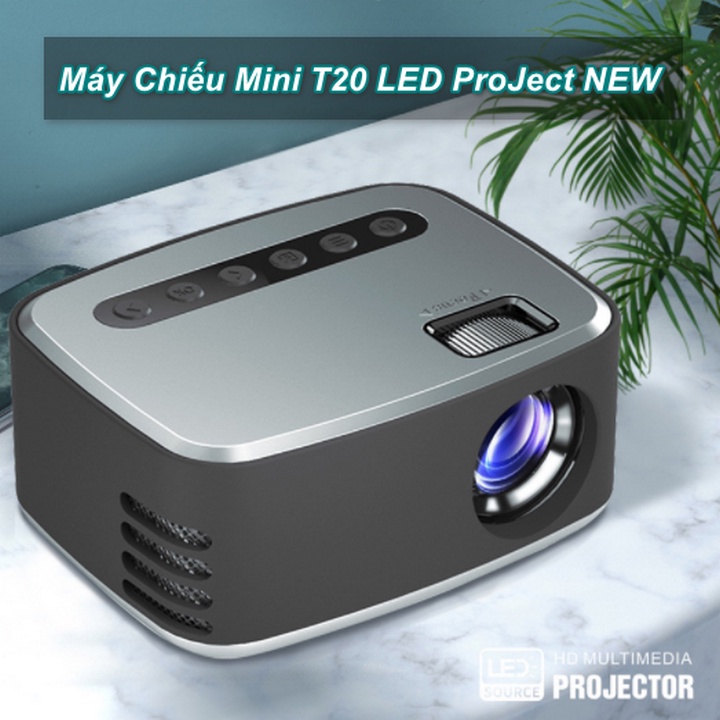 Máy Chiếu Led Mini Bỏ Túi T20 LED ProJect NEW 2022