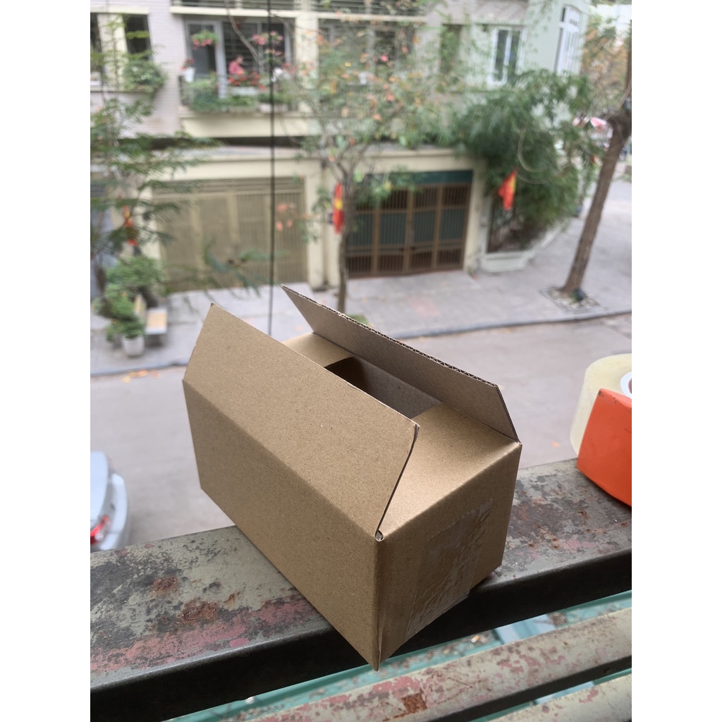 Hộp 16x9x8cm  Hộp carton thùng giấy An Hảo 3 lớp siêu cứng đóng gói hàng hóa đa năng