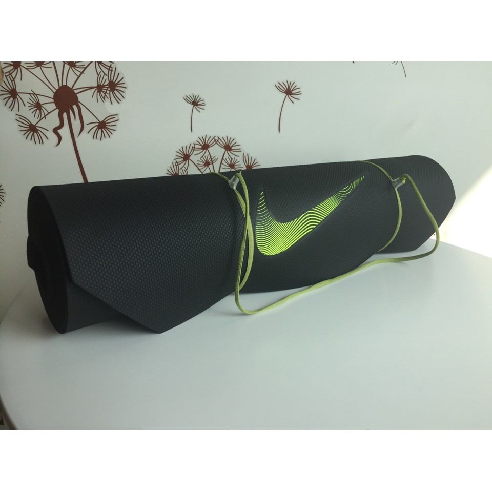 [BÃO SALE 11.11] Thảm tập Yoga NIKEmode2019 Hàng Chính Hãng - Màu Đen