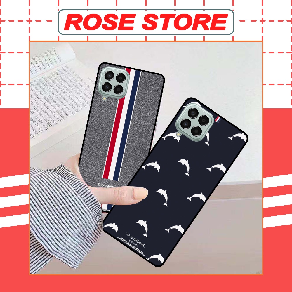 Ốp lưng Samsung M33 5G / M53 5G in hình sọc caro, họa tiết đen trắng dễ thương