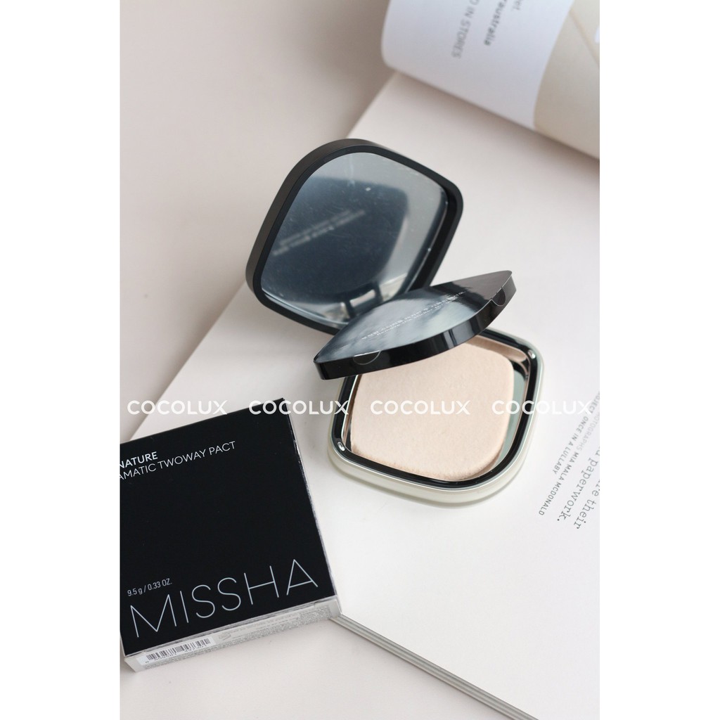 Phấn phủ nén Missha Signature Dramatic Two-way Pact SPF 25/PA+++[COCOLUX]