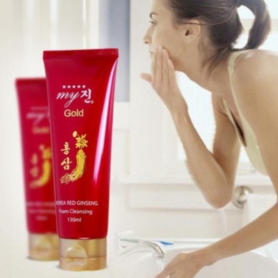 Sữa Rửa Mặt Hồng Sâm Đỏ Hàn Quốc My Gold Korea Red Ginseng Foam Cleansing-Sữa Rửa Mặt Trắng Da_Thuy_phuong.cosmetic26