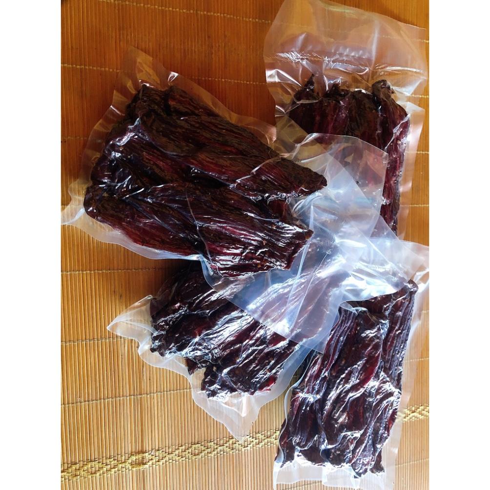 Thịt trâu sấy gác bếp sấy bằng củi nhãn ngon thơm gói 250g có chẳm chéo | BigBuy360 - bigbuy360.vn