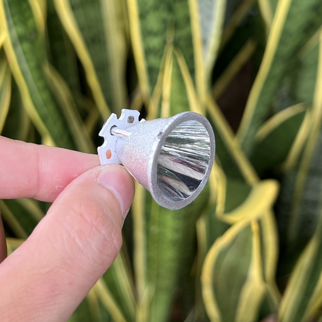 Bóng LED kèm chóa 27mm DC 3.5V 3W tản nhiệt nhôm 20mm ánh sáng trắng - LT Shop