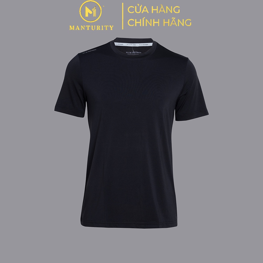 Áo Thun Nam Cổ Tròn Basic, Áo Phông Nam Không Cổ Tay Ngắn Vải Cotton Dày Dặn Co Giãn HL19SMT21