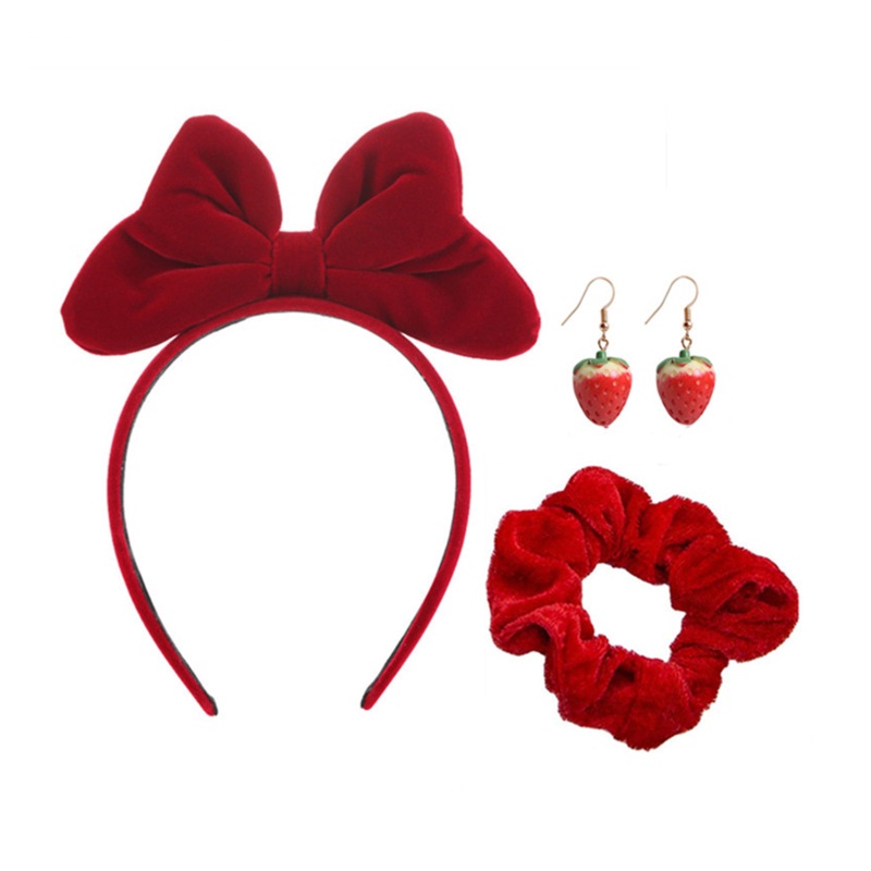 Băng Đô Tai Mèo Bằng Vải Nhung Mềm Mại Cho Nữ