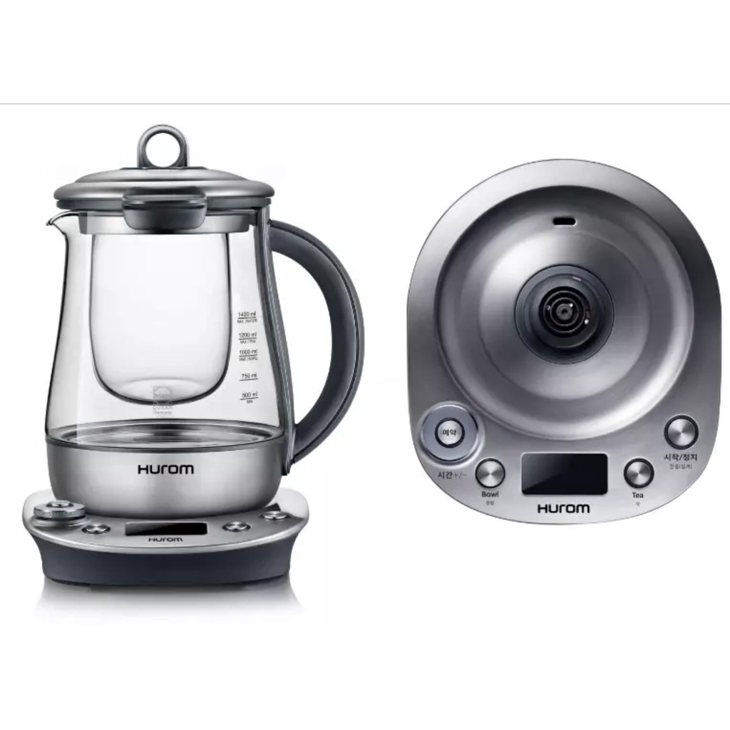 Ấm pha trà chưng yến HUROM Tea Master TM-P02FSS [HÀNG NỘI ĐỊA HÀN]