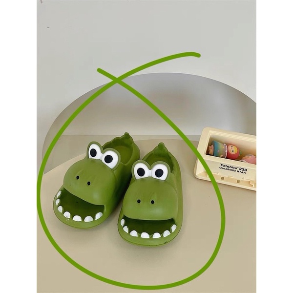 [Loại 1] Dép cá sấu quai ngang, dép cá sấu mắt to phong cách Ulzzang