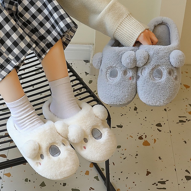 Dép Bông Đi Trong Nhà Hình Gấu Bắc Cực Siêu Xinh - Mẫu 03