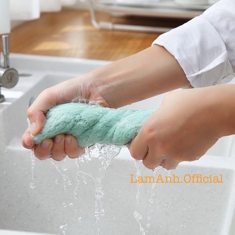 Bộ 10C Khăn lau đa năng giá rẻ Mix màu ngẫu nhiên Loại 1 xịn