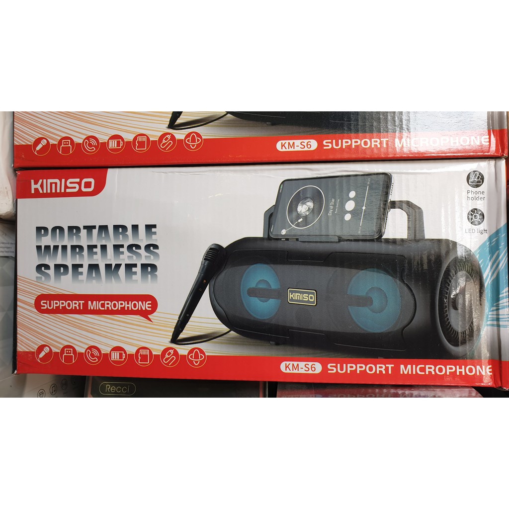 LOA BLUETOOTH KARAOKE KIMISO KM-S6