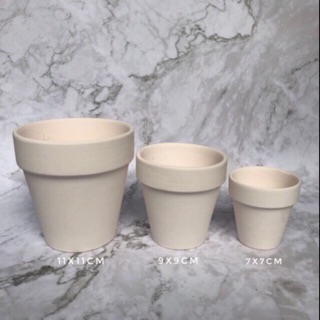 Chậu đât nung trồng cây sen đá chậu mini