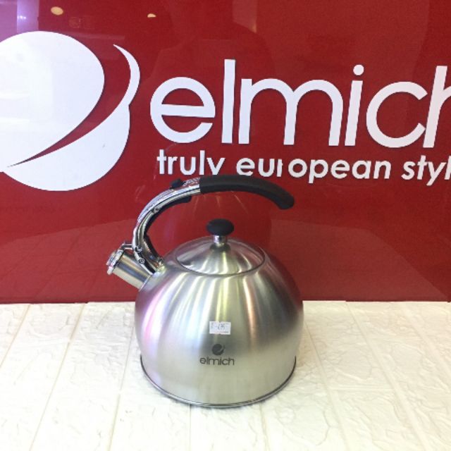 [Mã LIFEXANH03 giảm 10% đơn 500K] Ấm đun nước elmich inox - ấm đun từ inox 304 elmich 2353373