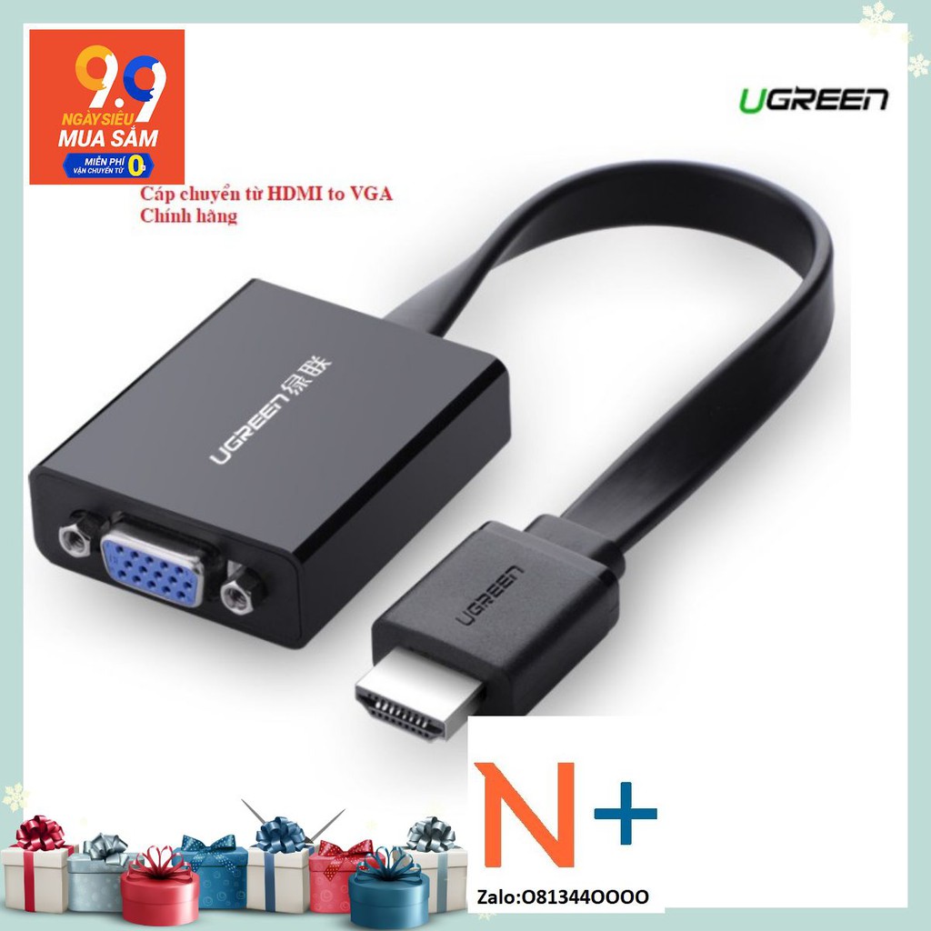 Cáp chuyển HDMI to VGA Ugreen UGREEN 40248