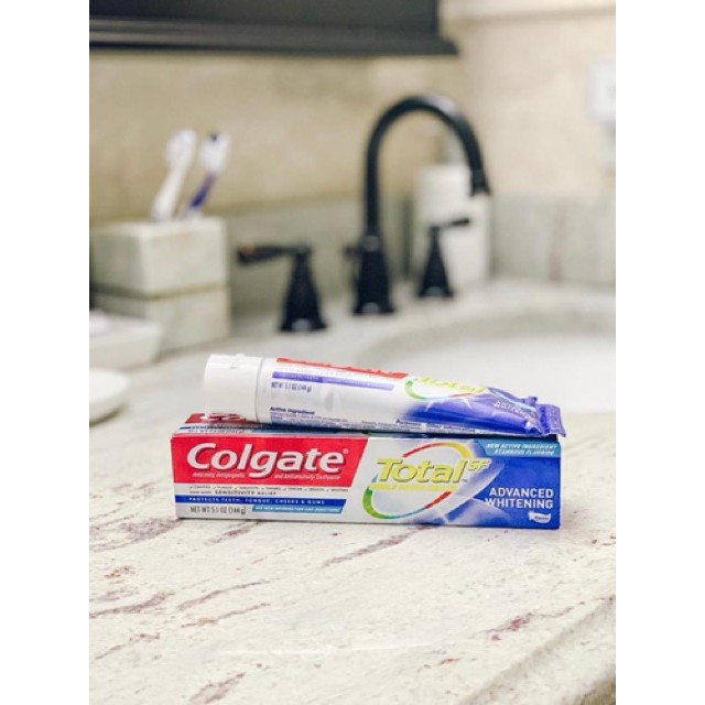 Set 5 Kem Đánh Răng Colgate Total SF Advanced Whitening 181g