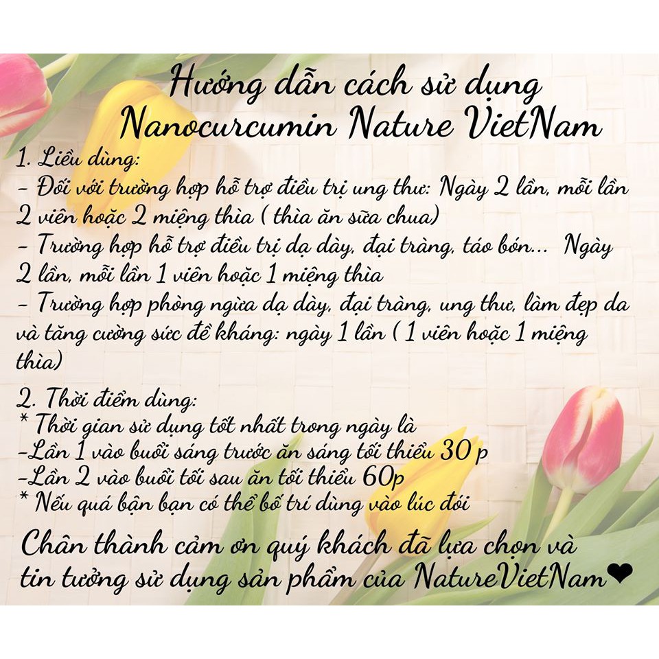 Nano Curcumin  - Viện Hàn lâm Khoa học Công Nghệ Việt Nam -  thương hiệu Nature Việt Nam - HECA Khỏe Đẹp | BigBuy360 - bigbuy360.vn