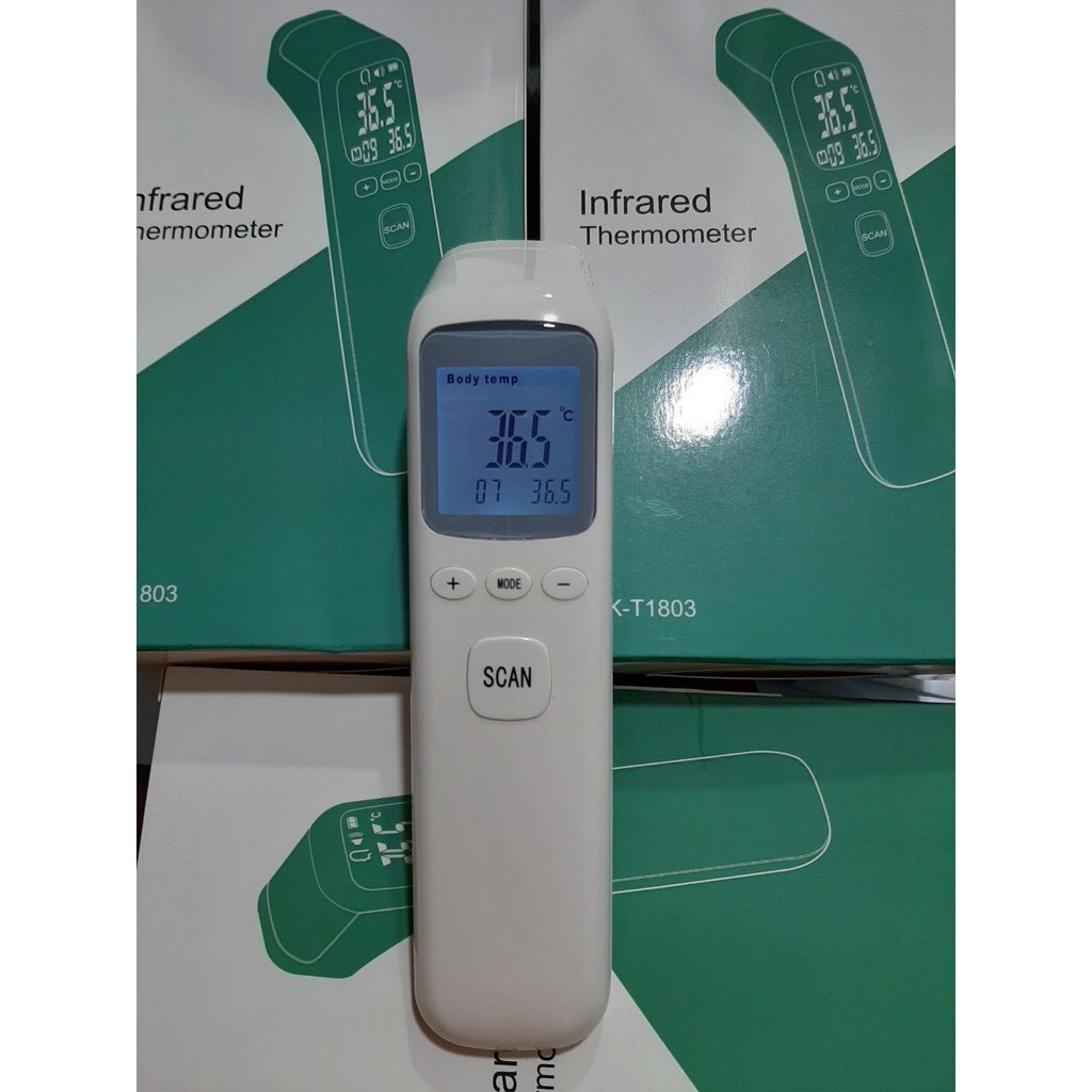 Nhiệt kế hồng ngoại đo trán đo tai Infrared Thermometer bh12