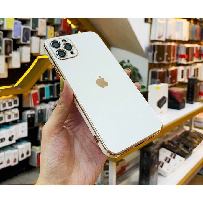 ☘️ ĐỘ iP12 - Ốp lưng iphone Cạnh Vuông Thiết kế giống iPhone 12 - Nhựa dẻo - Viền bóng | BigBuy360 - bigbuy360.vn