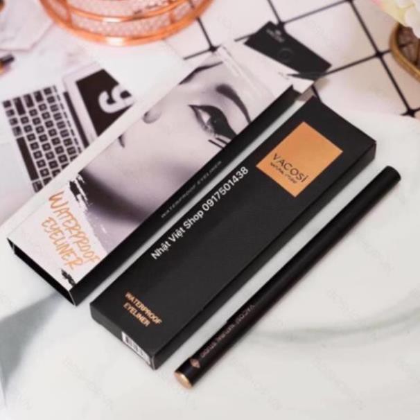 Bút kẻ mắt nước siêu lì-sắc mảnh Vacosi Waterproof Eyeliner Pen | BigBuy360 - bigbuy360.vn