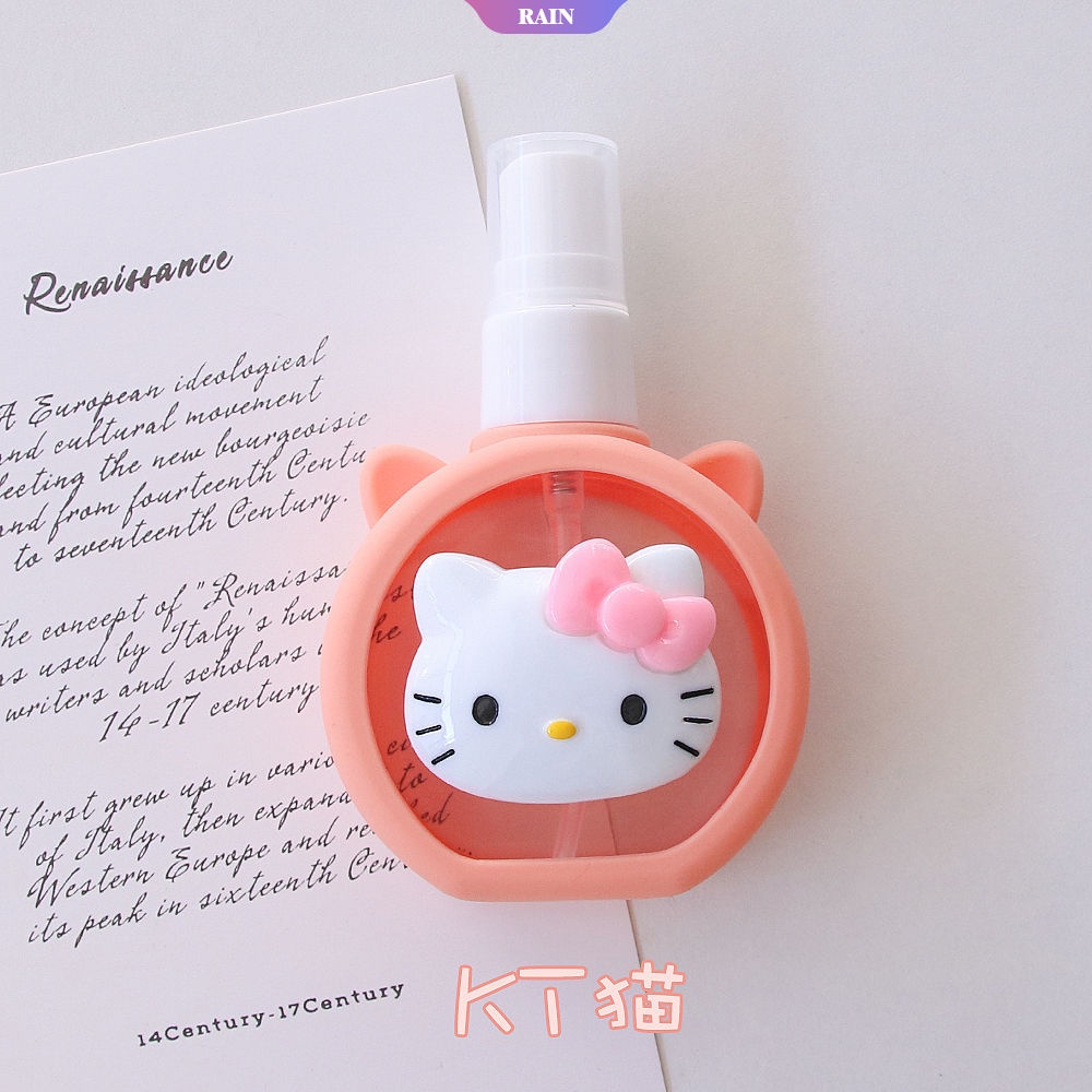 SANRIO Bình Xịt Bằng Nhựa ABS 55ML Họa Tiết Hoạt Hình Cinnamoroll My Melody Kuromi Hello Kitty Đáng Yêu Nhỏ Gọn Cho Du Lịch