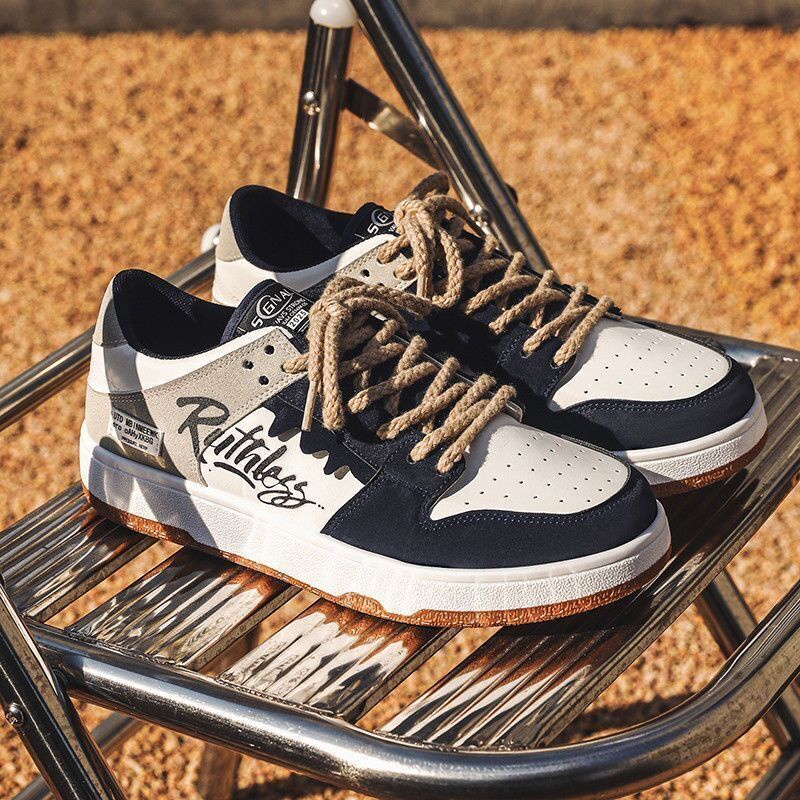 Giày Thể Thao Mũi Tròn In Họa Tiết Graffiti Phong Cách Hàn Quốc Thời Trang Mùa Xuân Mới Dành Cho Nữ 2022