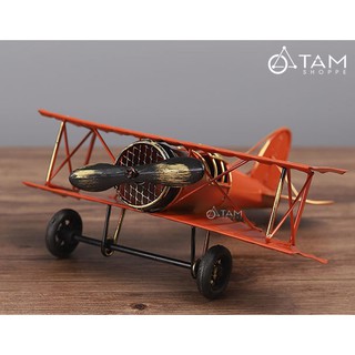 Mô hình máy bay sắt cổ điển Vintage TAN