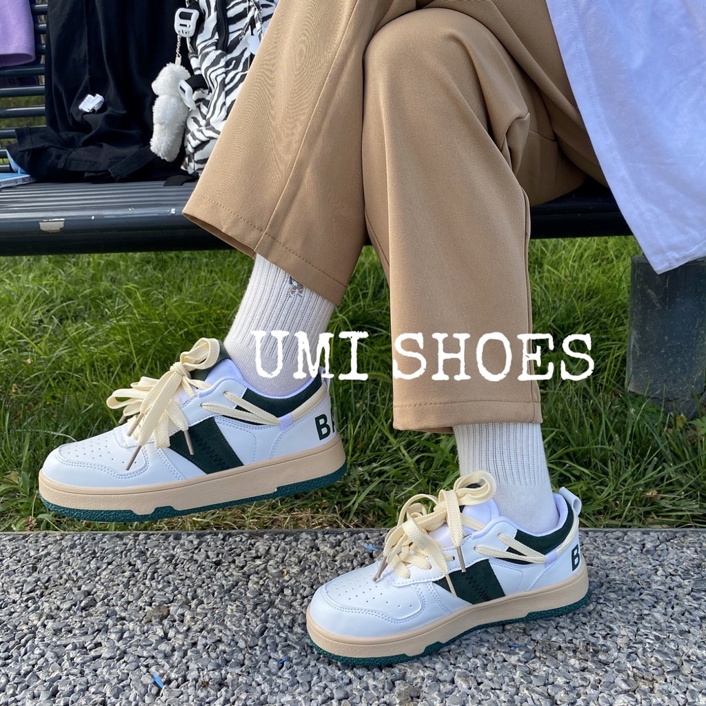 [LOẠI 1] Giày thể thao nữ đế bằng mã BBAU da vải canvas mềm bata mới hot phong cách retro ulzzang đẹp cá tính thời trang | BigBuy360 - bigbuy360.vn
