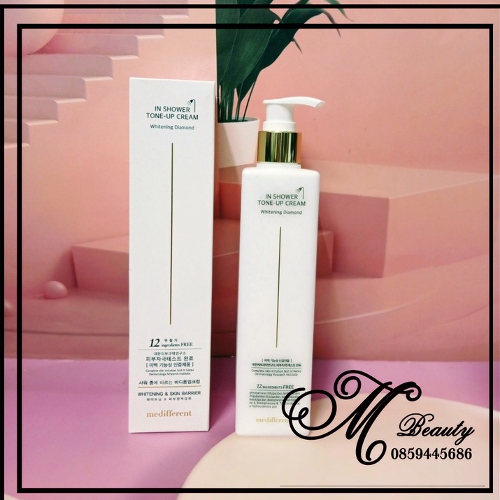 Thông tin sản phẩm: Với sữa tắm trắng Medifferent In Shower Tone Up Cream thì bạn không cần mất nhiều thời gian để chuẩn