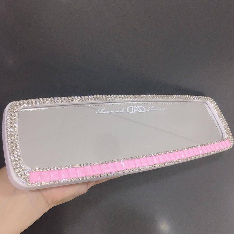 Gương Chiếu Hậu Xe Hơi Đính Đá Pha Lê Cao Cấp Dành Cho Phái Nữ