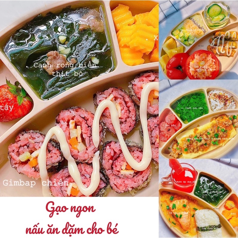 Tổng hợp gạo hữu cơ Hoa Sữa 1Kg ( lứt đỏ, lứt đen hoang dã exotic, gạo trắng...)