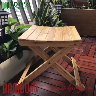 Ghế gỗ tre gấp gọn đa năng