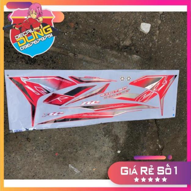 Tem xe exciter 150 Rc Chất liệu Crom