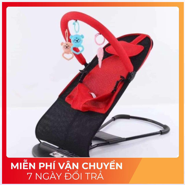 GHẾ ĂN BỘT BẬP BÊNH KIÊM GIƯỜNG NẰM CÓ ĐỒ CHƠI DẠNG KỆ CHỮ A CHO BÉ