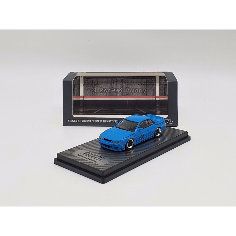 Xe Mô Hình Nissan Silvia S13 Pandem - &quot;Rocket Bunny&quot; (V1) 1:64 Inno Model ( Xanh Dương )