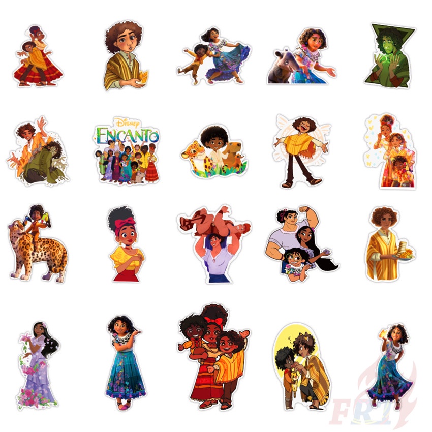 ❉ Encanto Series 01 Hình Dán ❉ Bộ 50 Miếng Dán Chống Thấm Nước Thời Trang