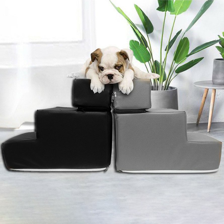 Pet Ramp Ladder Vật nuôi nhỏ Bậc thang Cầu thang Chó và mèo Thú cưng 3 bậc Thang giường
