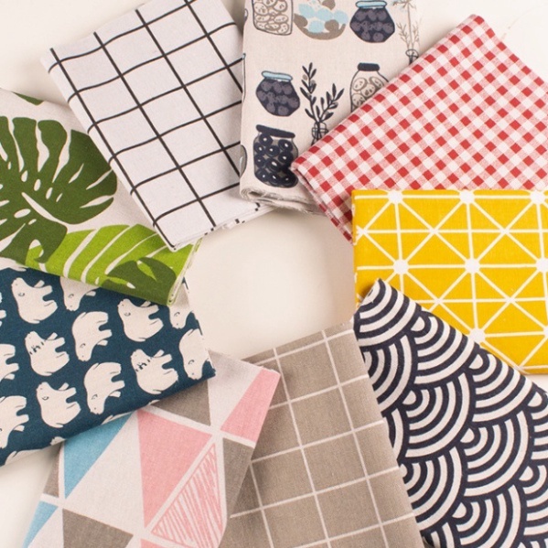 Khăn lót chén dĩa bàn ăn, bàn học, tủ kệ. vải nền trang trí chụp ảnh vintage