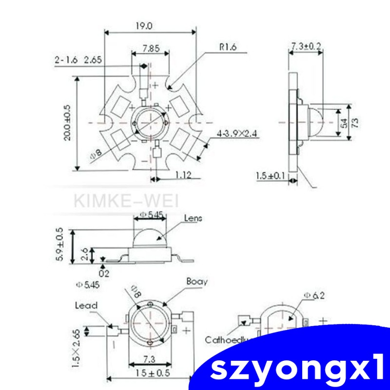 Set 10 Đĩa Nhôm Tản Nhiệt 1w / 3w / 5w Led | BigBuy360 - bigbuy360.vn