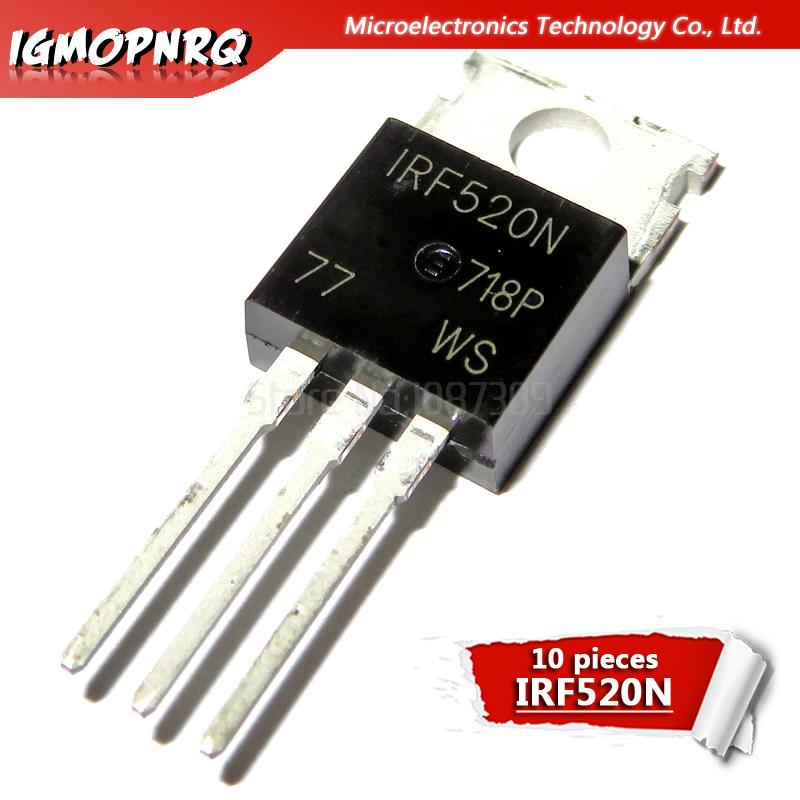 10 Linh kiện điện tử IRF520 IRF520N IRF520NPBFN