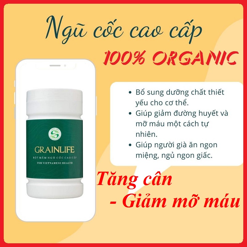 Ngũ Cốc | Ngũ Cốc Long Liên | Ngũ Cốc Cao Cấp | Ngũ Cốc Tăng Cân | Long Liên | LoliFood [Organic]