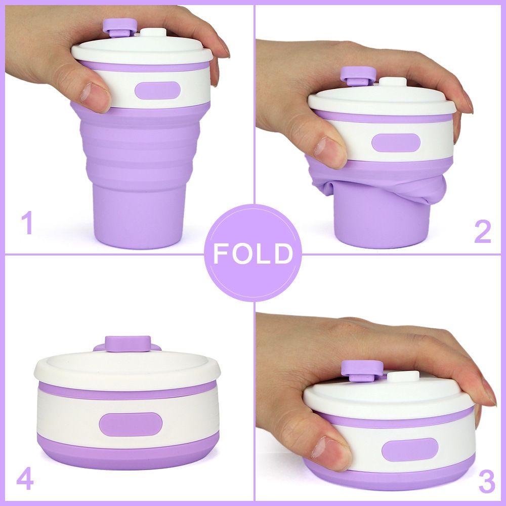 Cốc Uống Nước Yan1 350ML Đa Năng Có Thể Gấp Gọn Tiện Dụng