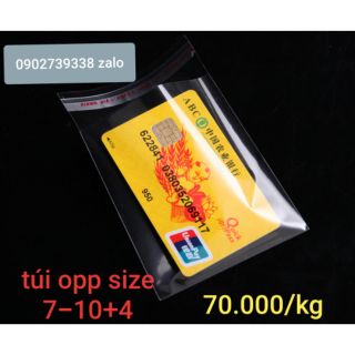 Túi opp dán size nhỏ 7-10+4