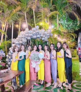VÁY 2 DÂY LỤA NHŨ DẬP LY