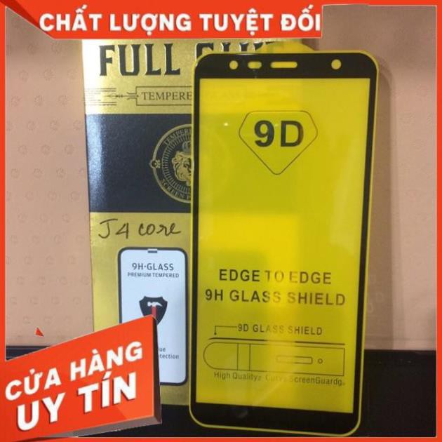 Kính full keo 9D glue Samsung J4 core