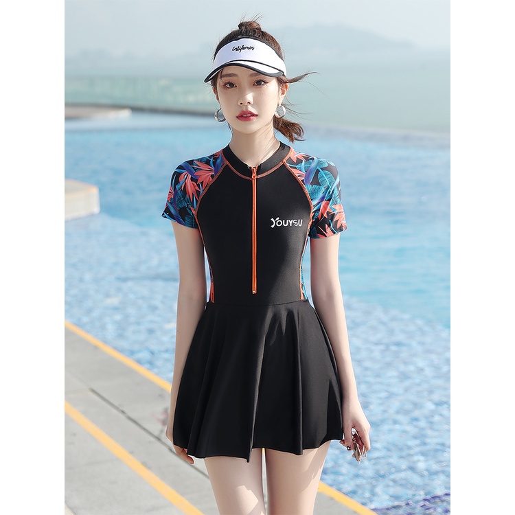 Đồ bơi bikini một mảnh kiểu váy cho nữ YYHC01 , có sẵn lót đùi và mút ngực