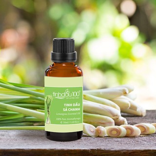 Tinh dầu sả chanh 50ml, nguyên chất 100%. Có tác dụng đuổi muỗi và khử trùng hiệu quả.