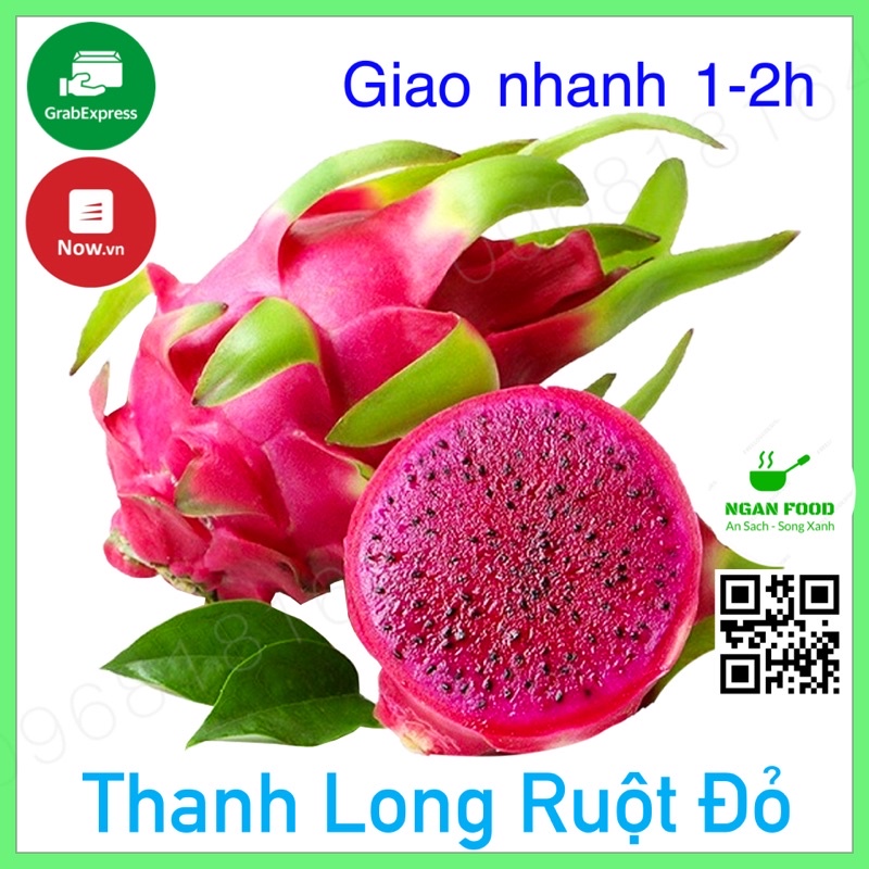 Thanh Long Ruột Đỏ Phan Thiết Thơm Ngọt, Trái Cây Tươi Giao Nhanh 1-2h HCM