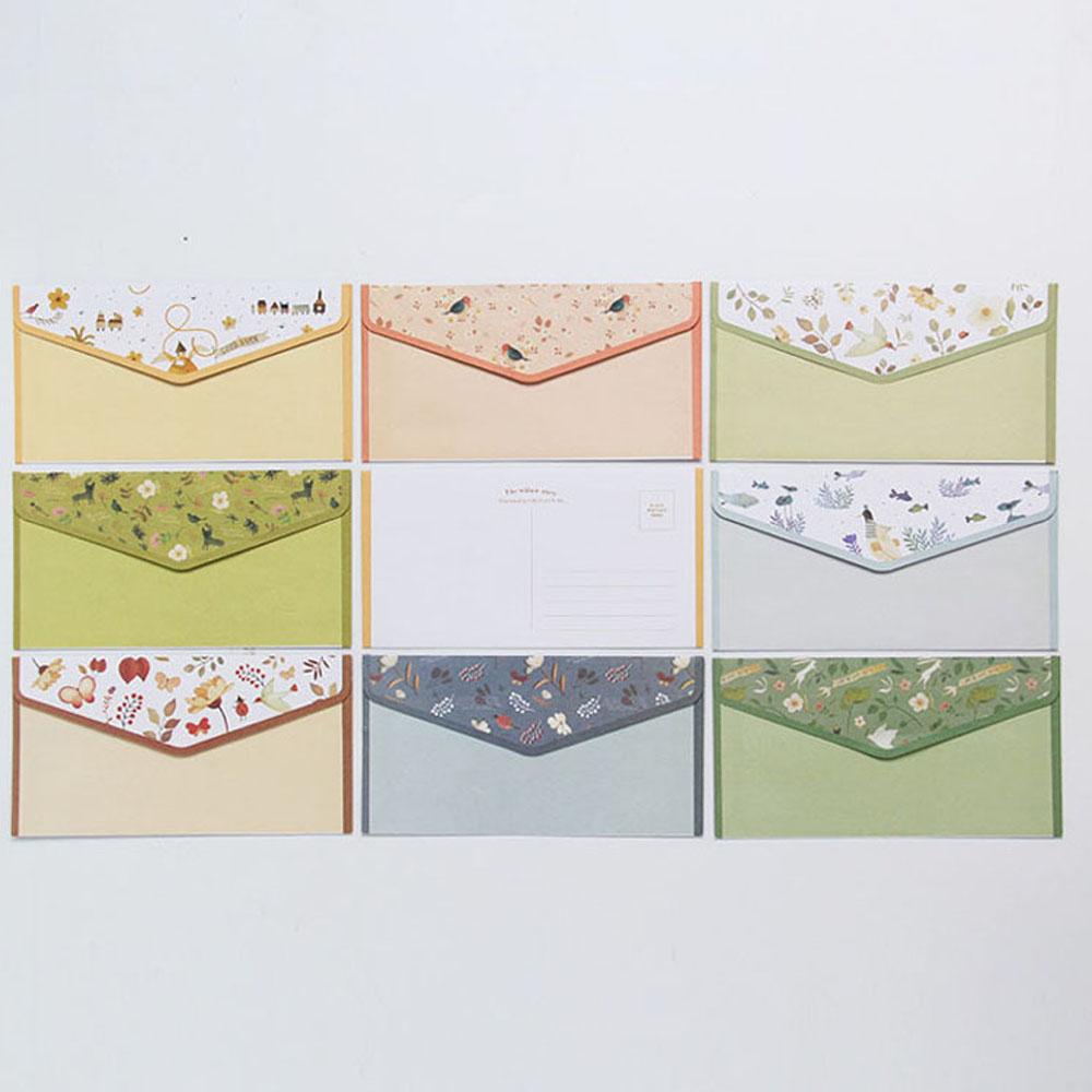 Lloyd Bìa Thư In Hoa Thủ Công Cổ Điển Trang Trí Văn Phòng Trường Học